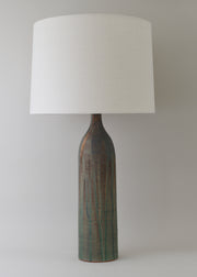 Extra Large Bottle Lamp in Lichen - Victoria Morris
